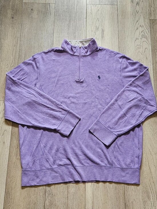 Polo Ralph Lauren Other - Polo Ralph Lauren Mens Size XL Performance 1/4 Zip Pullover Lavender Purple